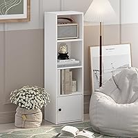 Vista 366 de Furinno - Estantería de cubos de 5 niveles serie Luder para libros y almacenamiento, color negro