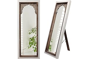 Farmhouse Full Length Mirror with Stand