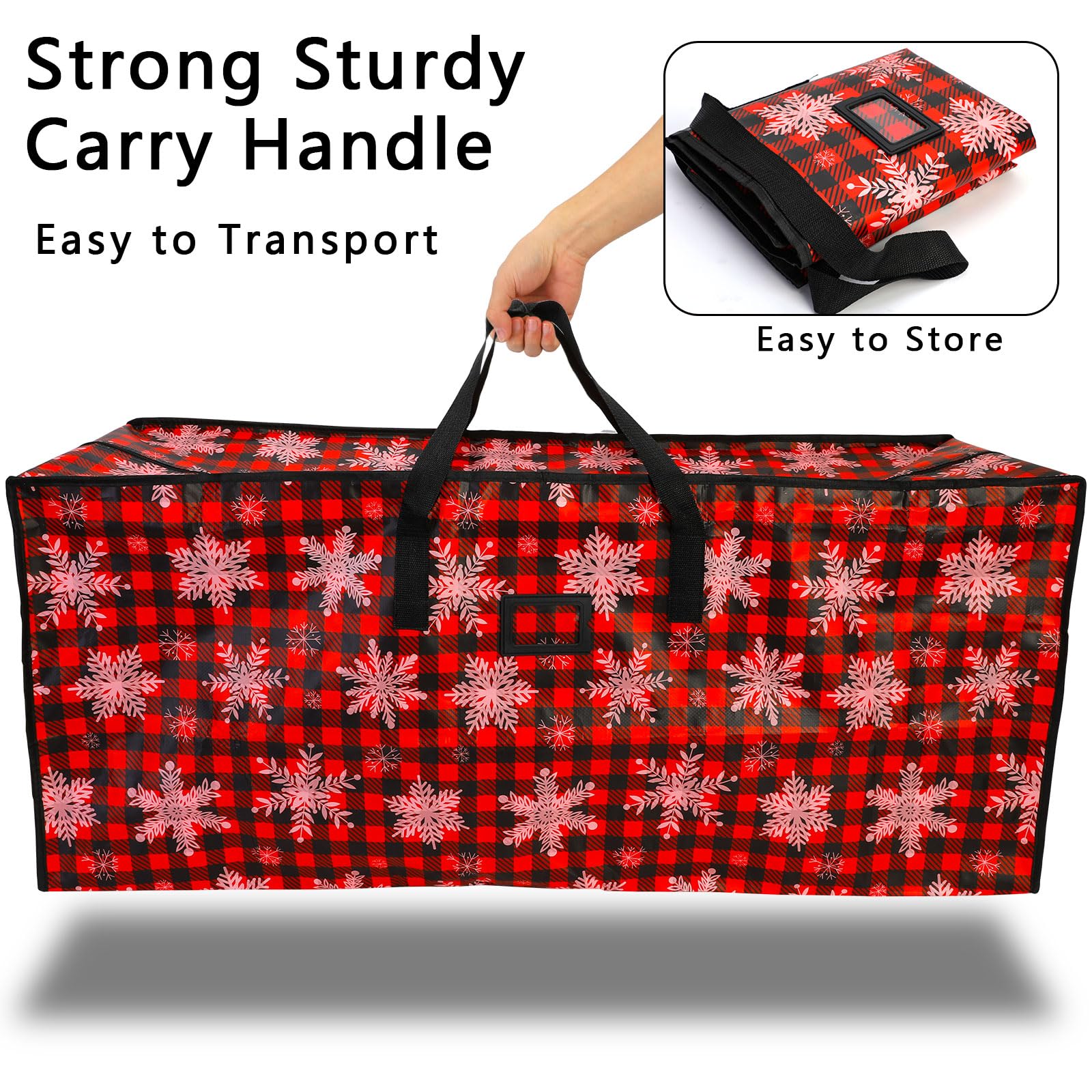 Amazon.co.jp: クリスマスツリー収納バッグ、プラスチック防水