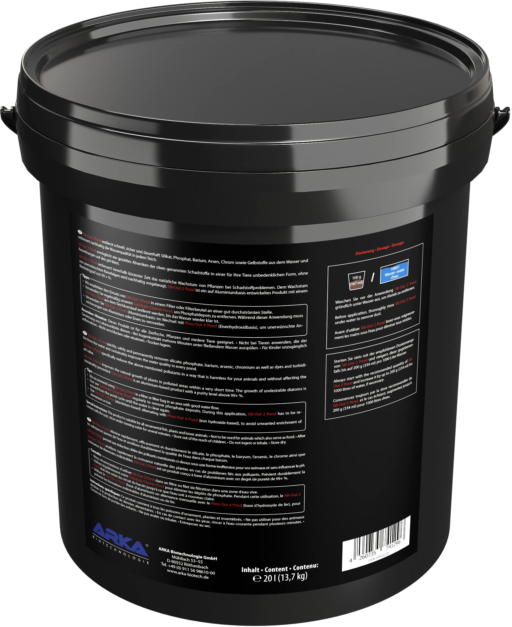 Microbe-Lift® - POND Sili-Out 2 - środek do usuwania krzemianów (13,7 kg.)