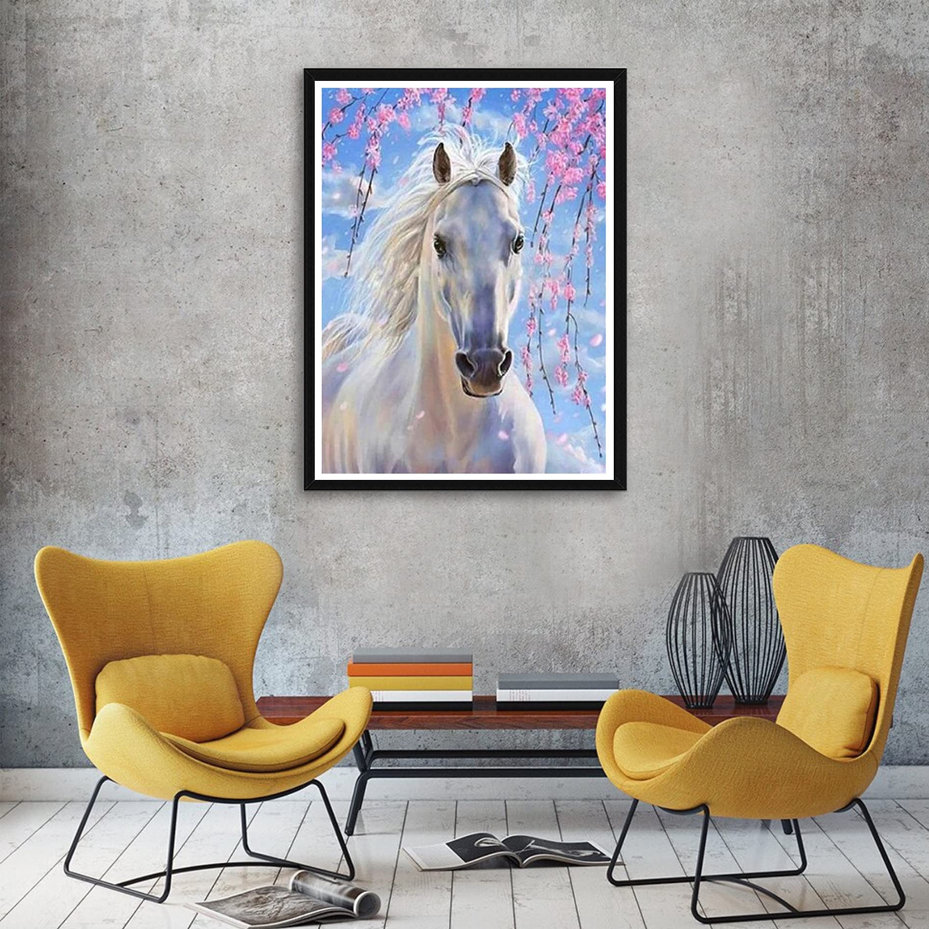 Diamond Painting Temple 5D Diamond-Painting Fleurs De Cerisier Diamant Painting Broderie Diamant