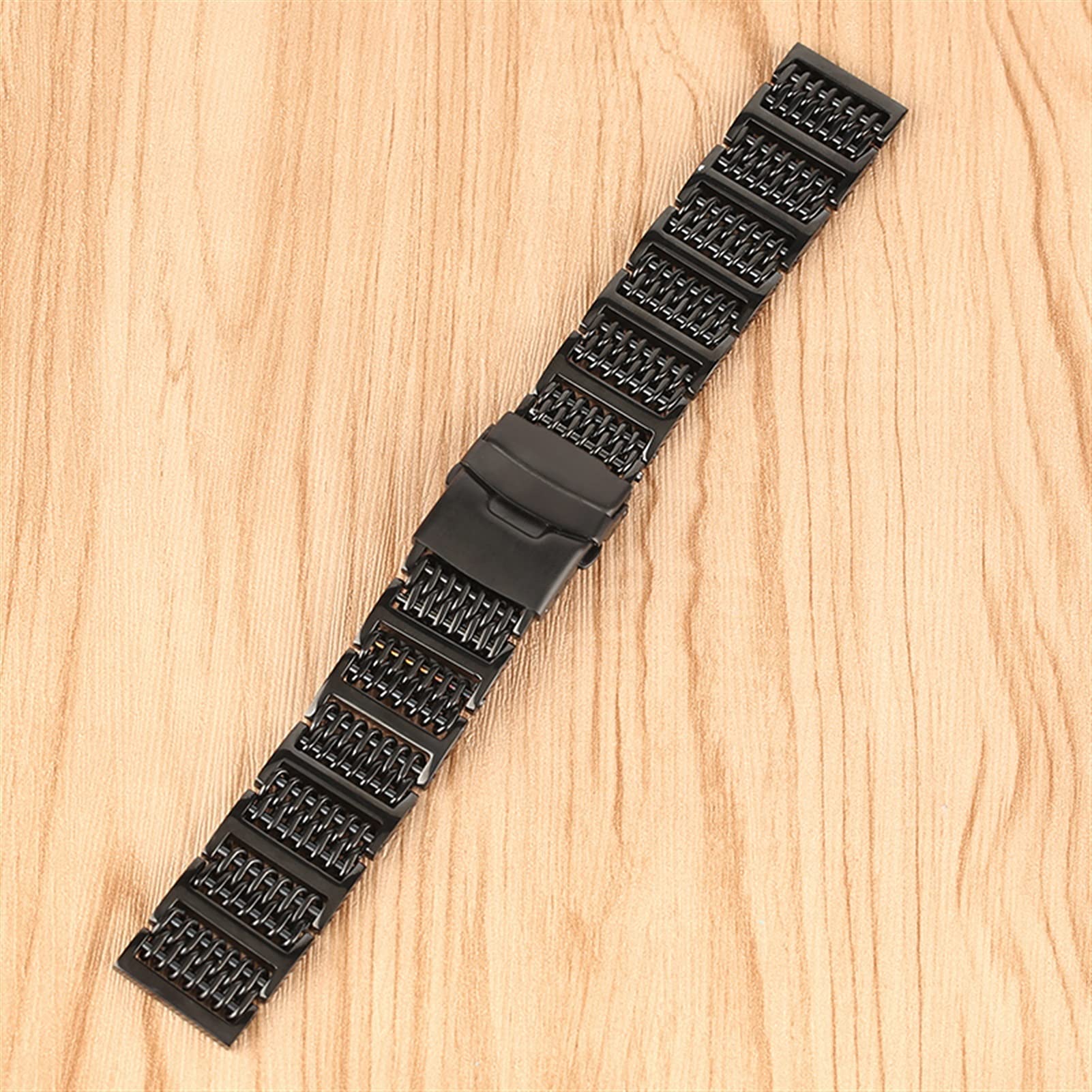 QHQQXN Uhrenarmband Mesh-Armband 8 mm 10 mm 12 mm 14 mm 16 mm 18 mm 20 mm 22 mm 24 mm Edelstahl-Zubehör