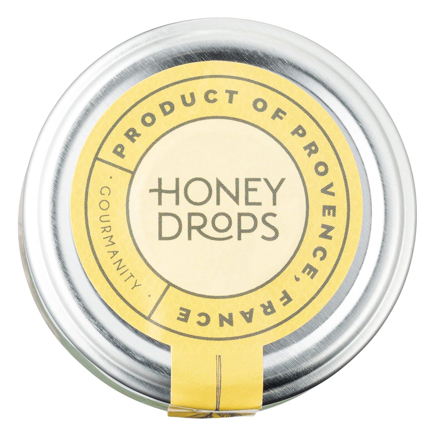 Gourmanity Honey Candy Lemon Drops, Surprise Lemon Flavored Honey Filling, Soothing & Sweet Treat, Carefully Crafted with Natural Honey, Made in Provence, France, 7oz (Pack of 2)