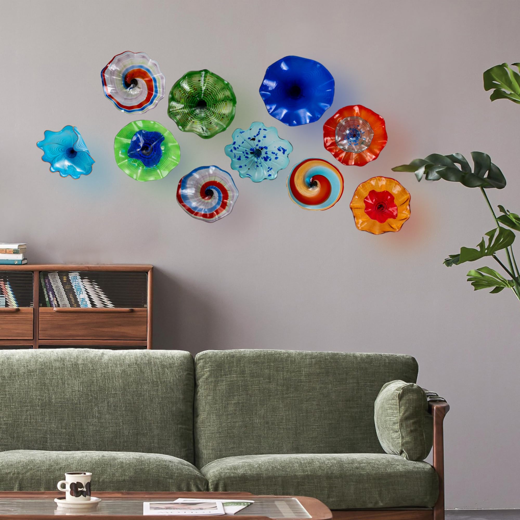 Hand Blown Glass Wall Designs