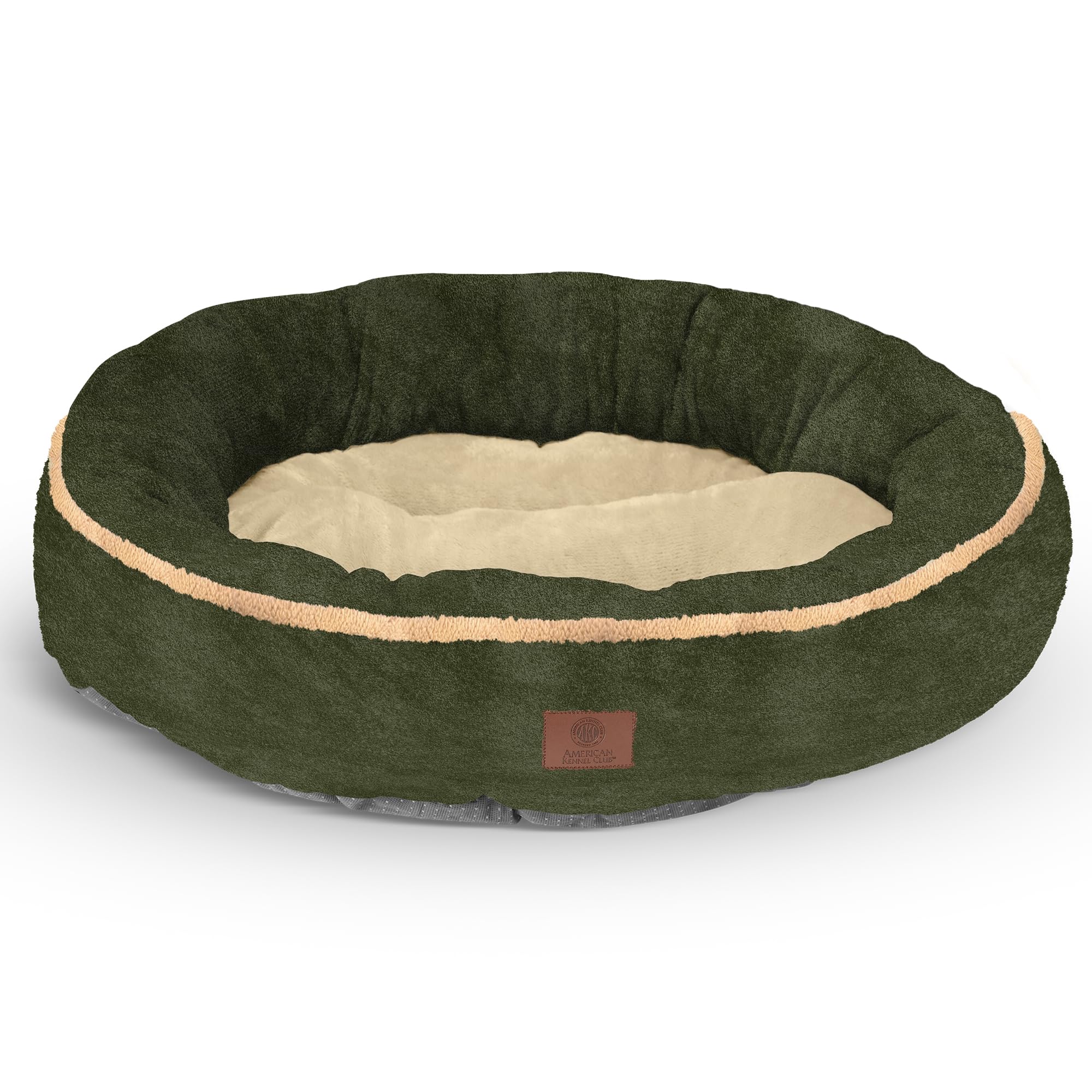 Dodo rond American Kennel Club 63cm panier coussin passepoil chien