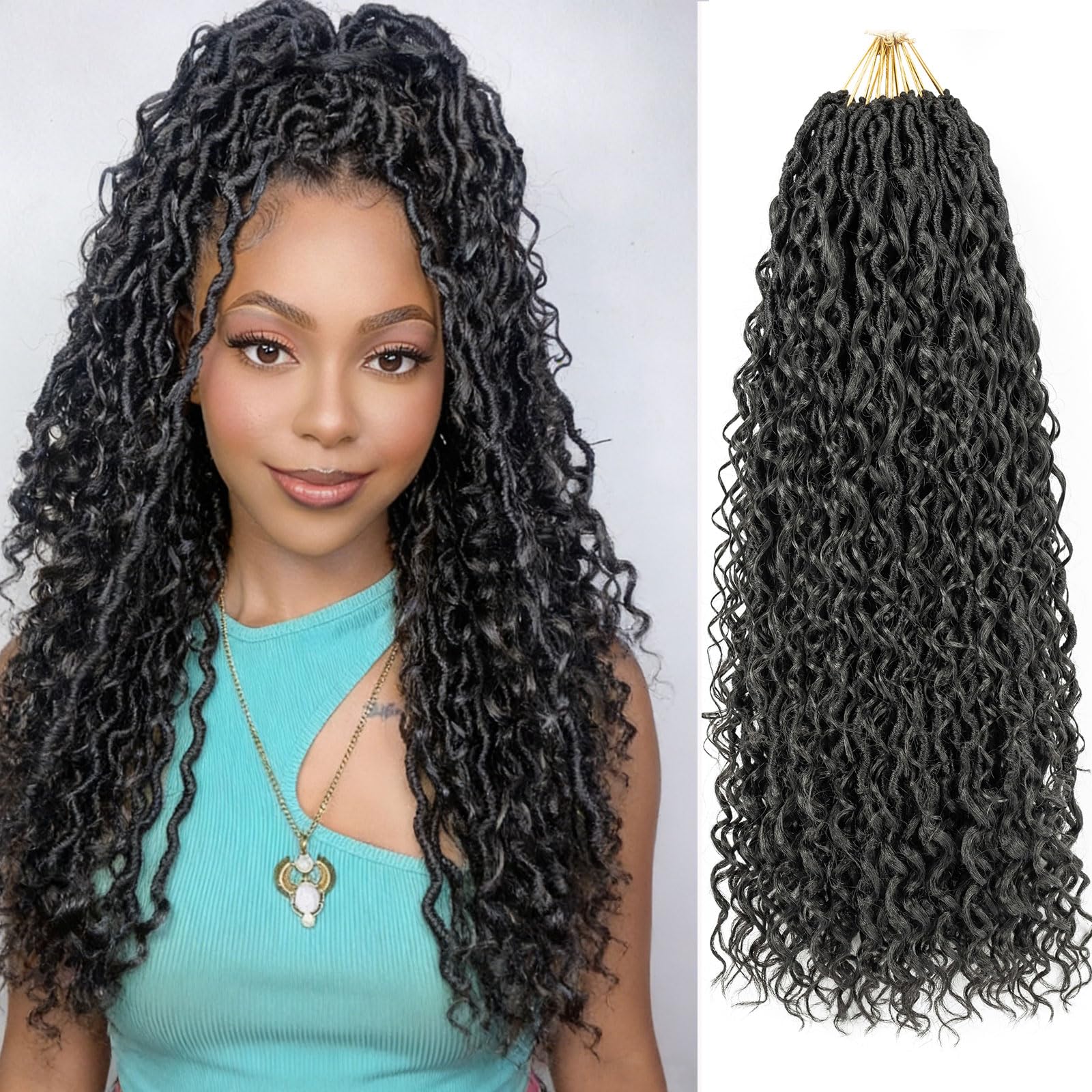 BOHEMIAN GROVE 二枚セット　デスコア Amazon.com : Vustbeauty 9 Packs Boho Box Braids Crochet Hair 24