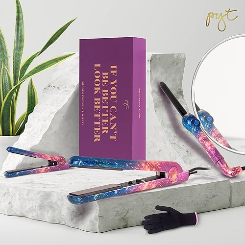 Miniatura 7 de PYT Lola Tool Kit 125 Plancha Plana 1 Varita Rizador 0748in 1 Mini Plancha de Cabello Galaxy