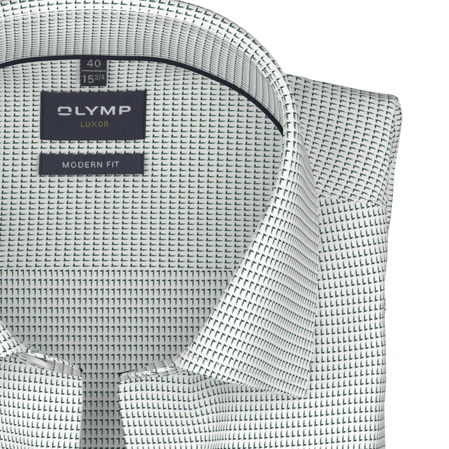 OLYMP Herren Oberhemd Kurzarm 126212,Einfarbig,470 Modern Fit 26,New Kent