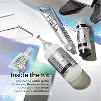 Vista 206 de L'Oreal Paris Feria Tinte permanente brillante multifacético, 721 Dusty Mauve, paquete de 1 10 negro azabache (negro más negro)