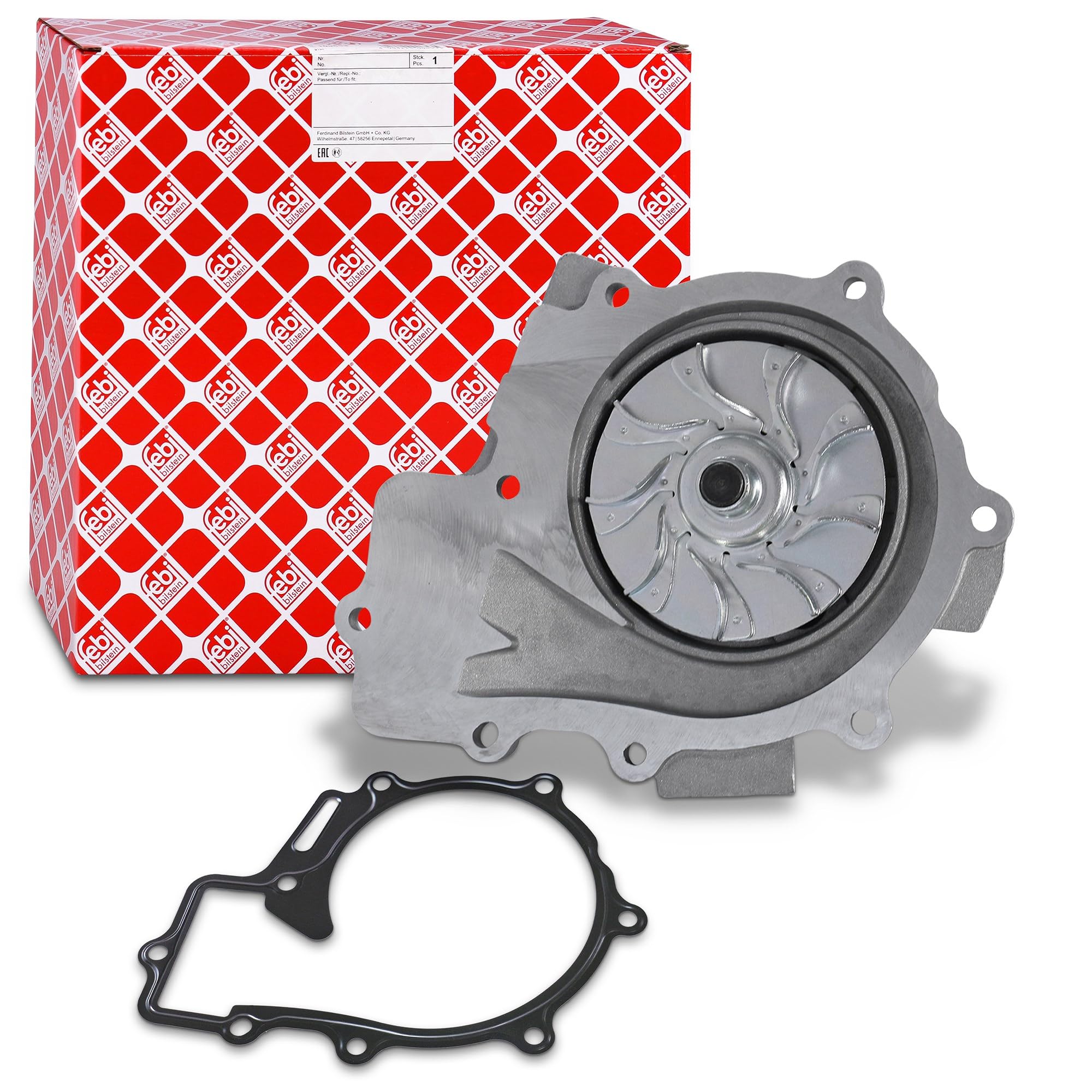 febi bilstein 48412 Wasserpumpe mit Dichtung, 1 Stück