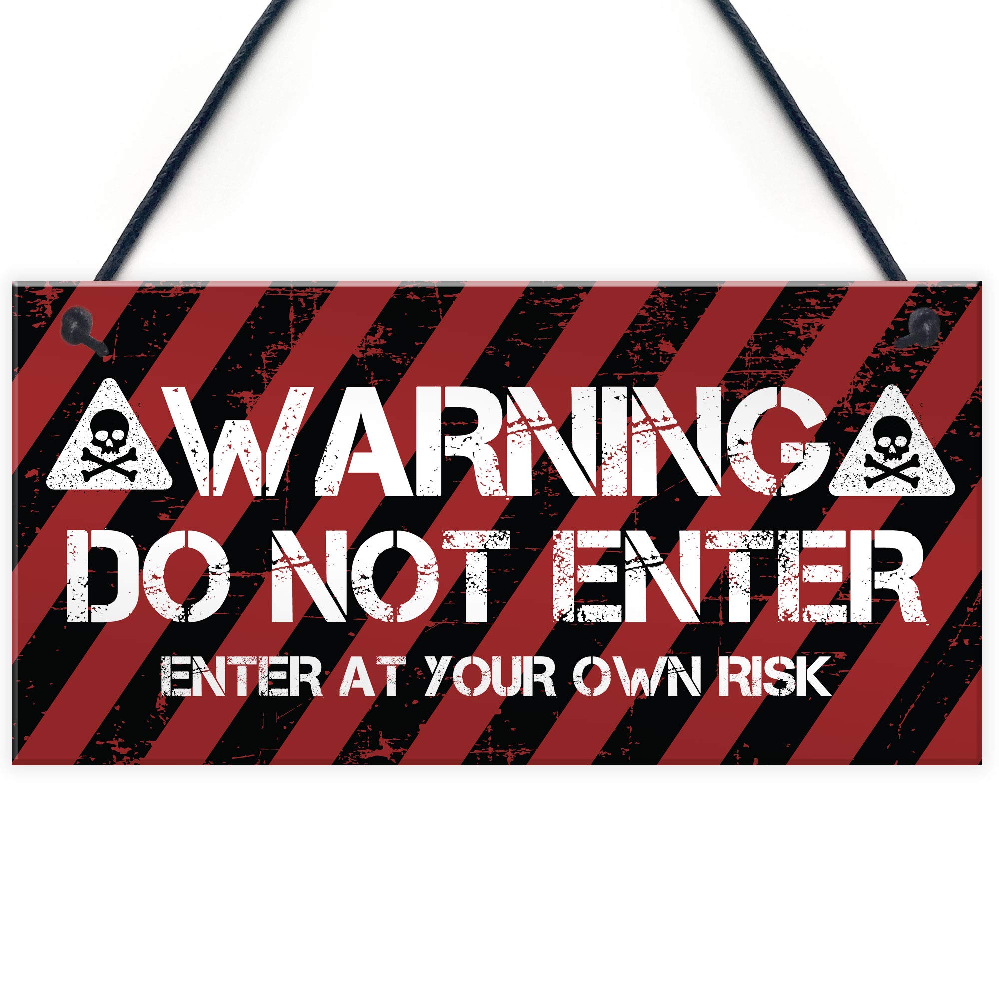Red Ocean Man Cave Boys Bedroom Garden Shed Door Sign Gift For Men Dad Son Gamer Gift
