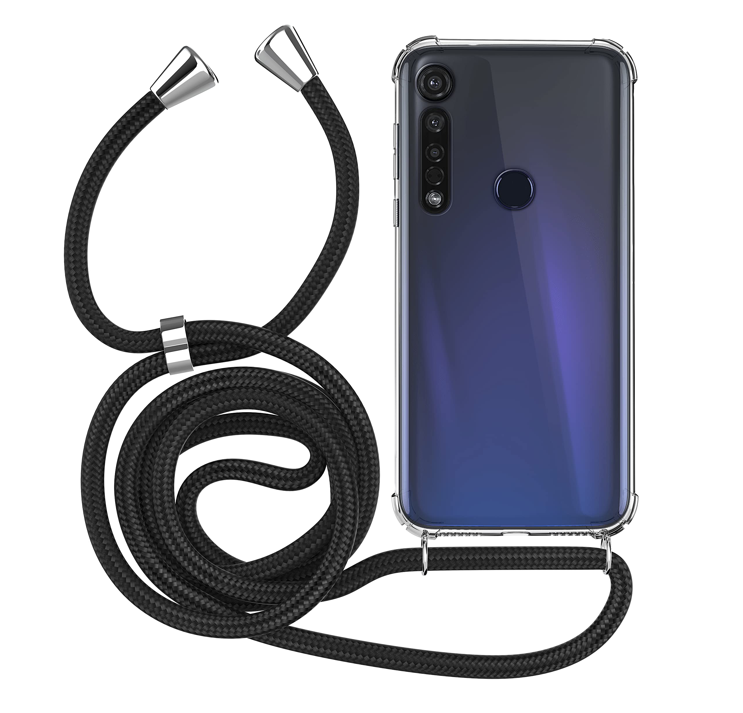 Collier (O) pour Motorola Moto G8 Coque avec cordon Etui Case