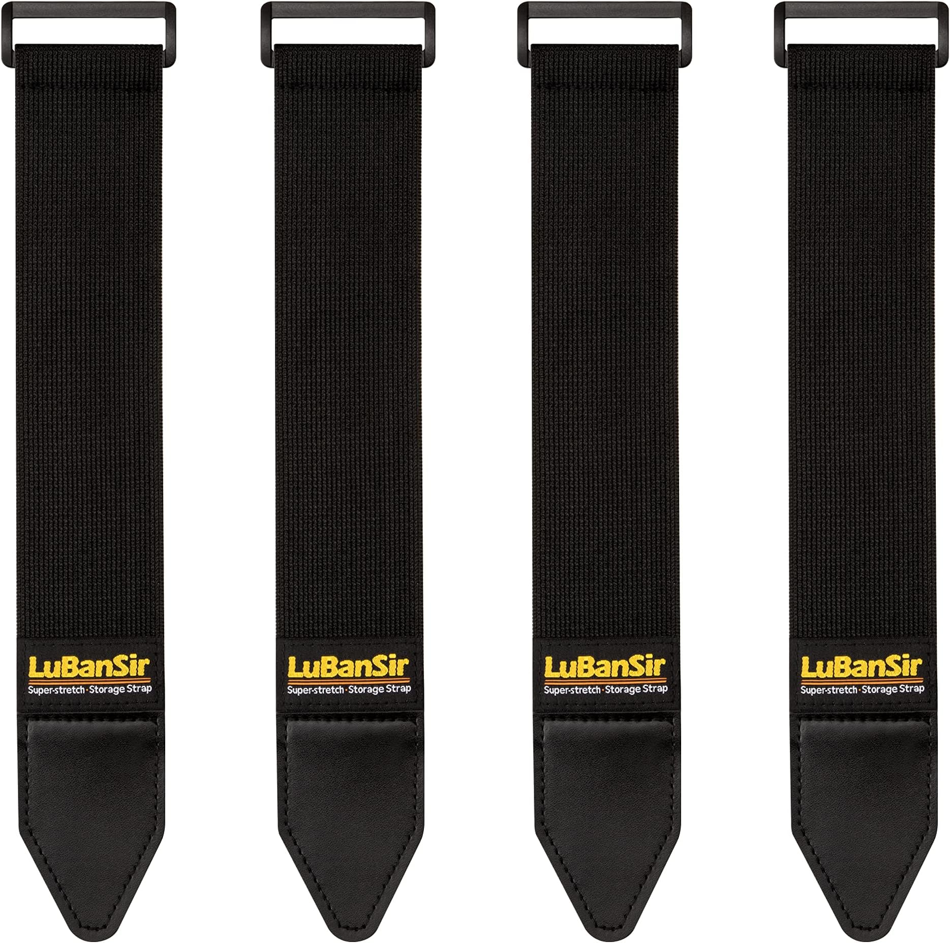 LuBanSir Cinch Straps, 2" x 24" (4 Pack) Elastic Hook and Loop Storage Strap for Extension Cord, Cable, Cord Wrap, Rope and Hose