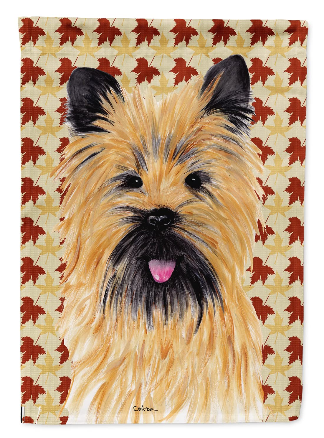 Drapeau Cairn Terrier automne en toile pour décoration de maison