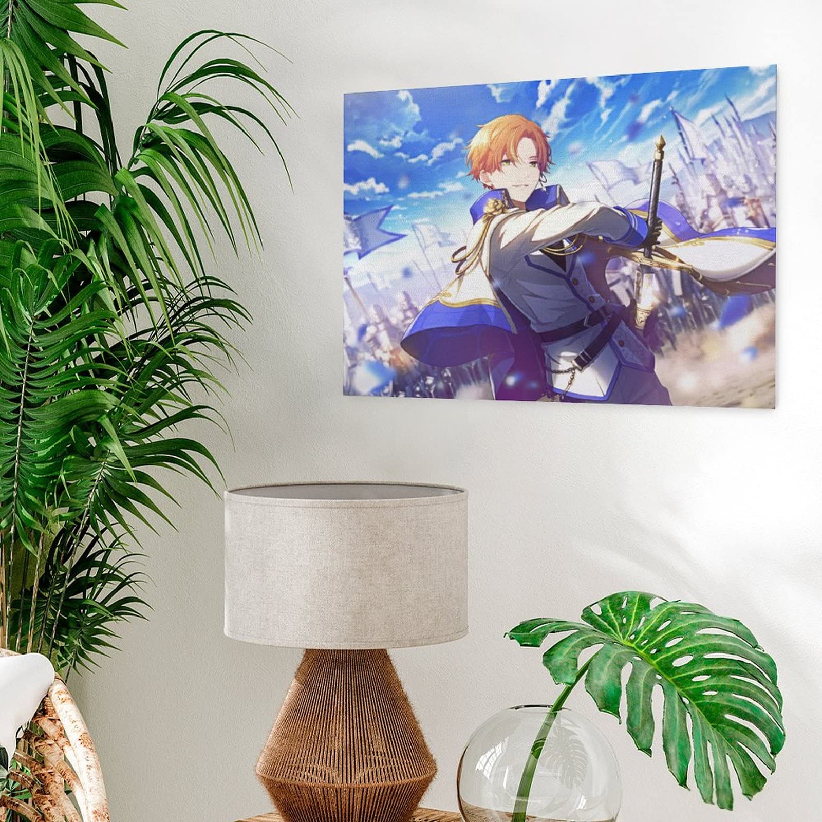 Amazon.co.jp: 東雲 彰人 掛け絵 フレームレス装飾絵画 モダンファッ