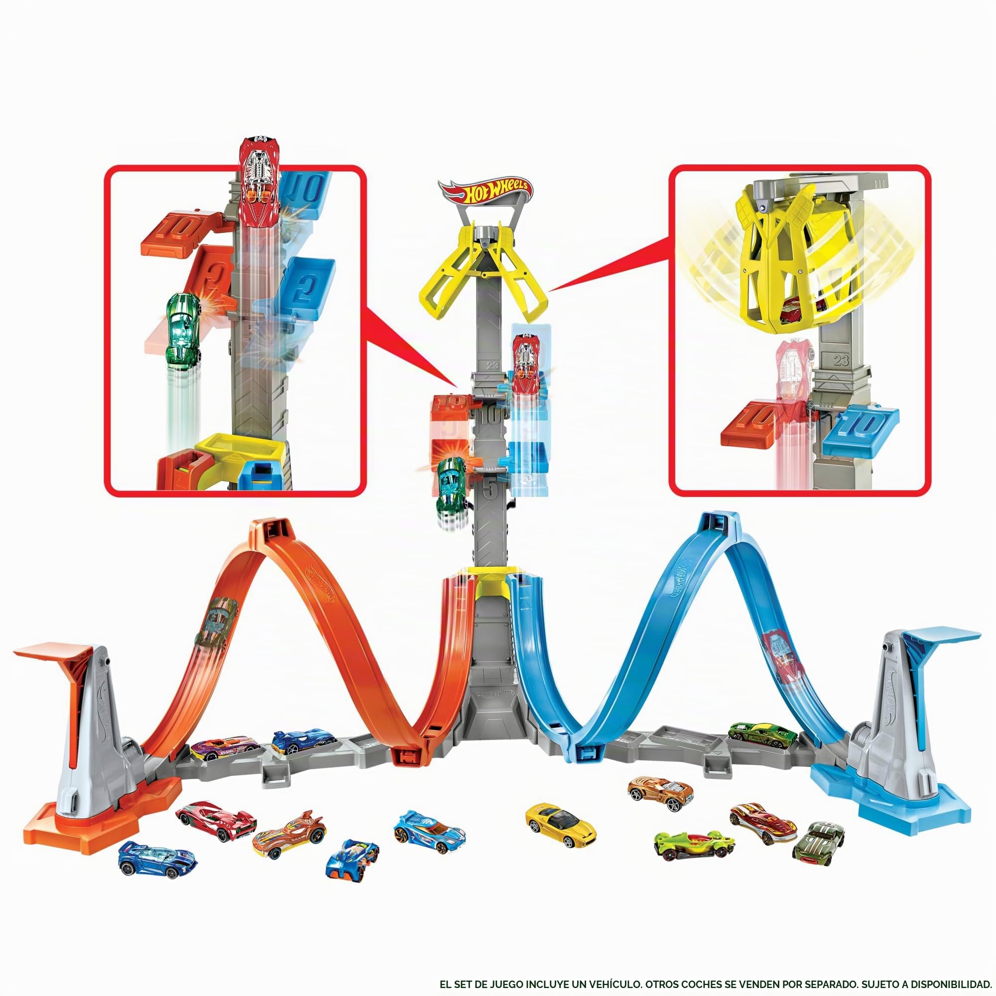 Hot Wheels - Juego de Pistas de Bucle y Lanzamiento (GRW39)