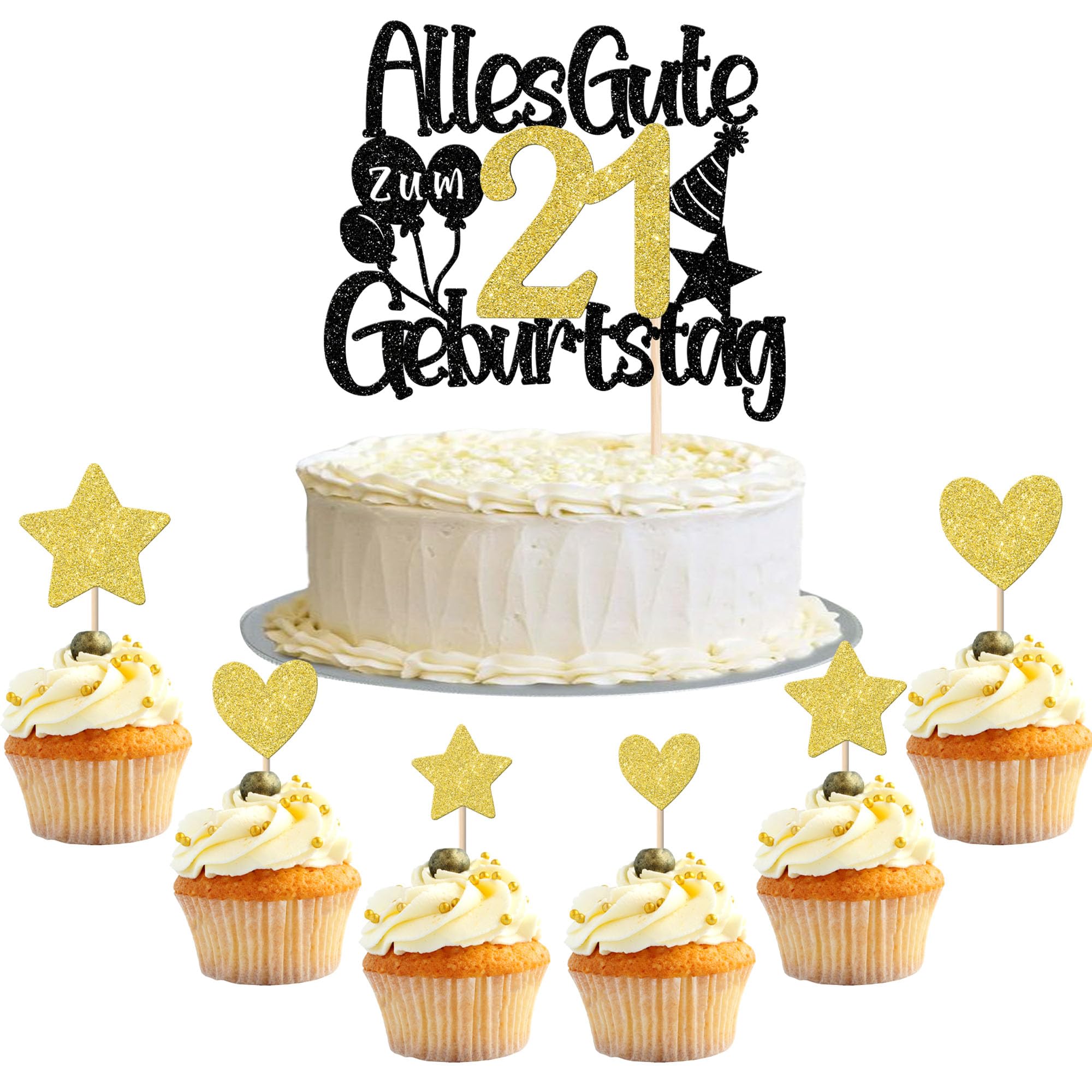 1 Stück 15th Geburtstag Tortendeko Alles Gute zum 15 Geburts