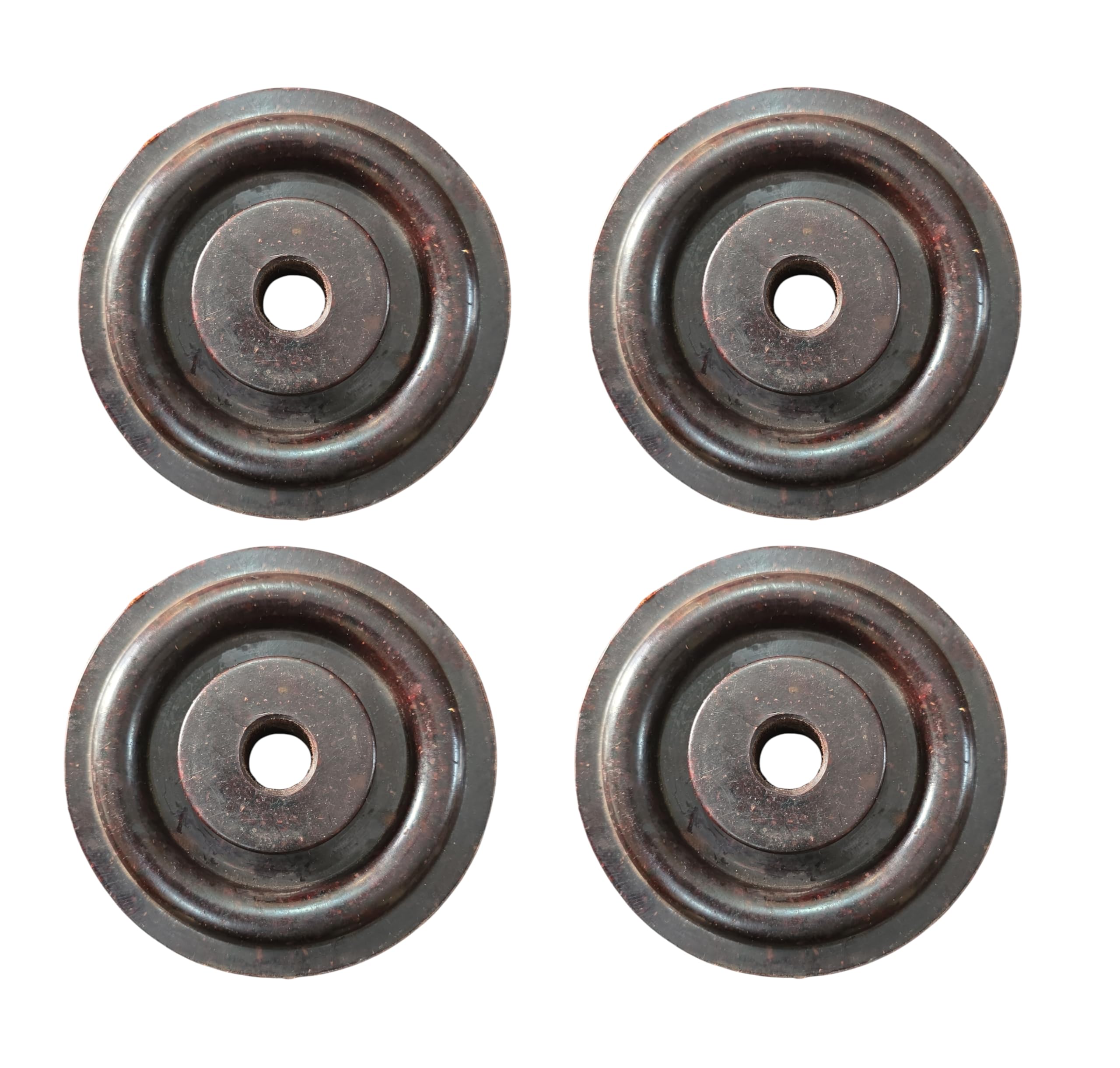 PACIFIC MOVERS Plastic Round Trolley Wheel - Maroon (Size: 6 x 2 x 1) 4 Pcs.-image-21