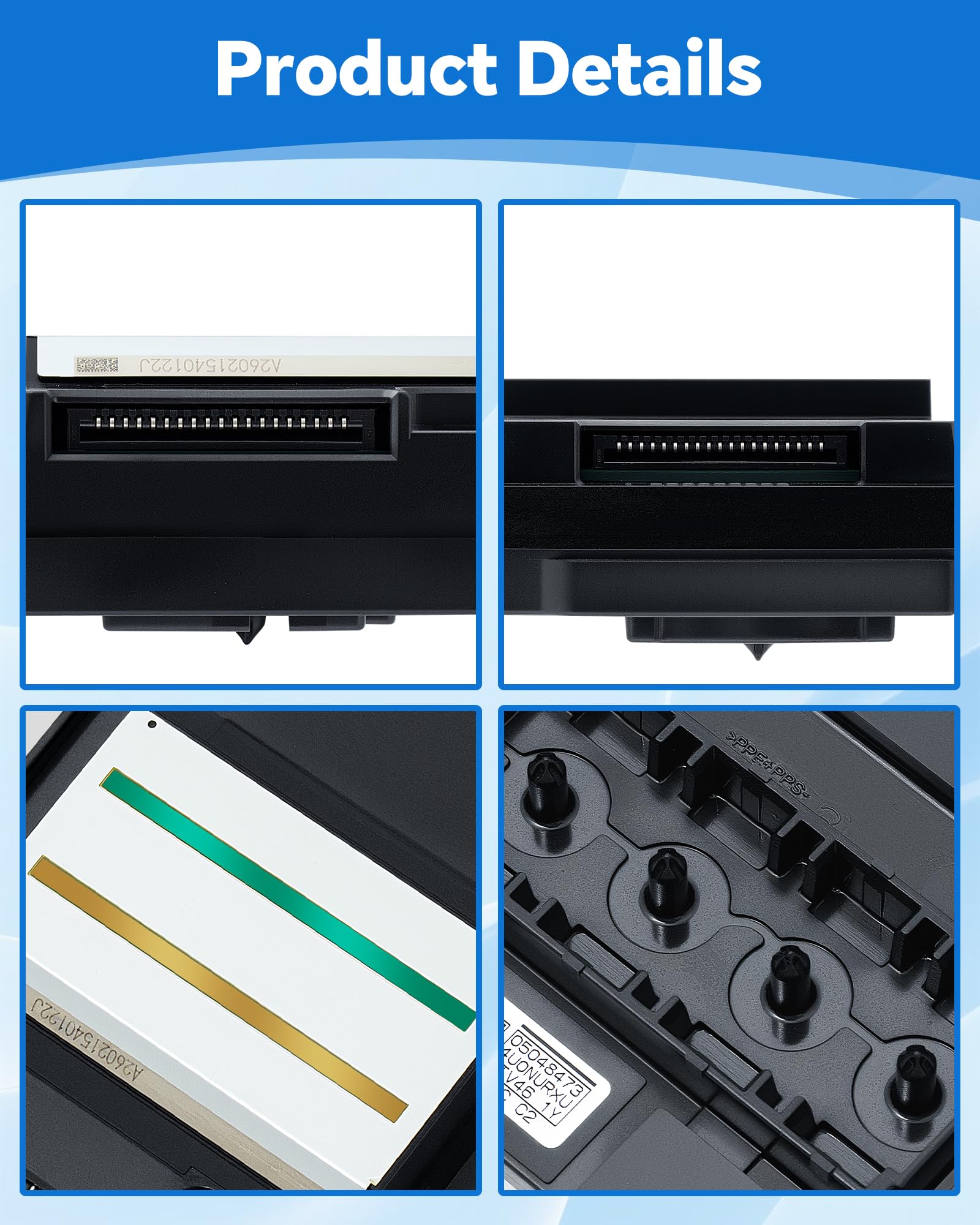 Testina di stampa WF-7610, ricambio per Workforce WF-7620 7621 7611 T1881 WF-7720 7010 3640 3720 L1455 7111 3641 3620 7710, prestazioni ottimali ad alta precisione Inkjet Quick Installare
