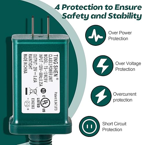 Vista 4 de Enhon Fuente de alimentación LED de 29 V, certificación UL, transformador LED, fuente de alimentación de repuesto clase 2, transformador de bajo