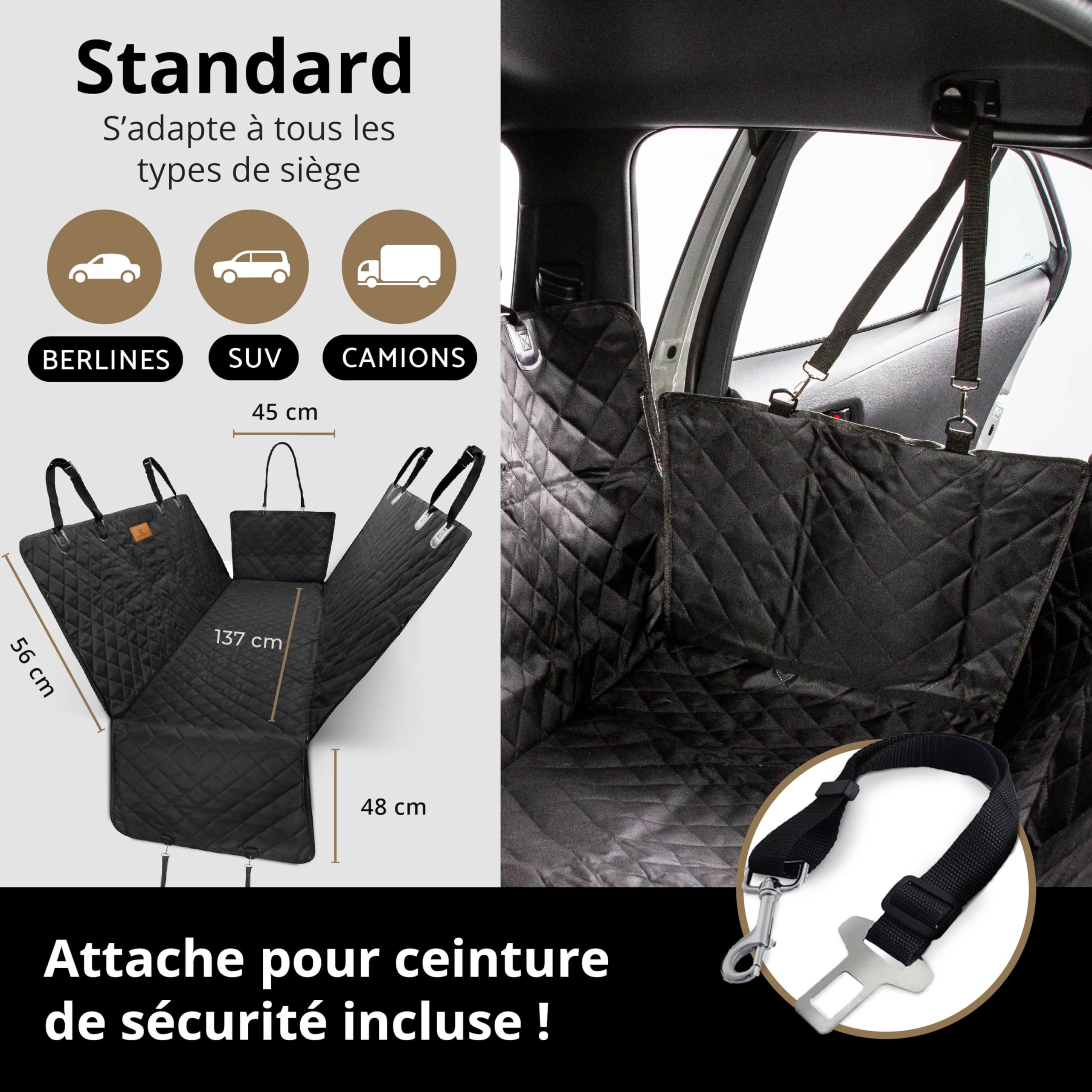 AMZPET Protection Siège Voiture Pour Chien Et Enfants