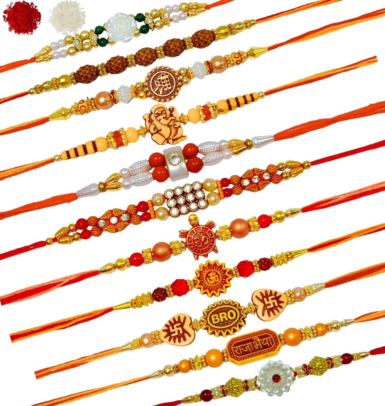 See full amazon price history chart for Evisha 11 Mix Beautiful Designer Luma Rakhi Combo with Roli Chawal Packet Bracelet & Pyari Sister Gift Combo Set 11 Mix A Rakhi For Men 11 Rakhi Combo Evisha 11 Mix Beautiful Designer Luma Rakhi Combo with Roli Chawal Packet Bracelet & Pyari Sister Gift Combo Set 11 Mix A Rakhi For Men 11 Rakhi Combo (B0C9HZKW4Q) Amazon Price History, Amazon Price Tracker