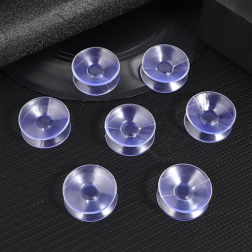 Miniatura 9 de Alipis 10 piezas de plástico transparente parachoques resistentes ventosas para vidrio transparente PVC ventosas de plástico de dos caras ventosas