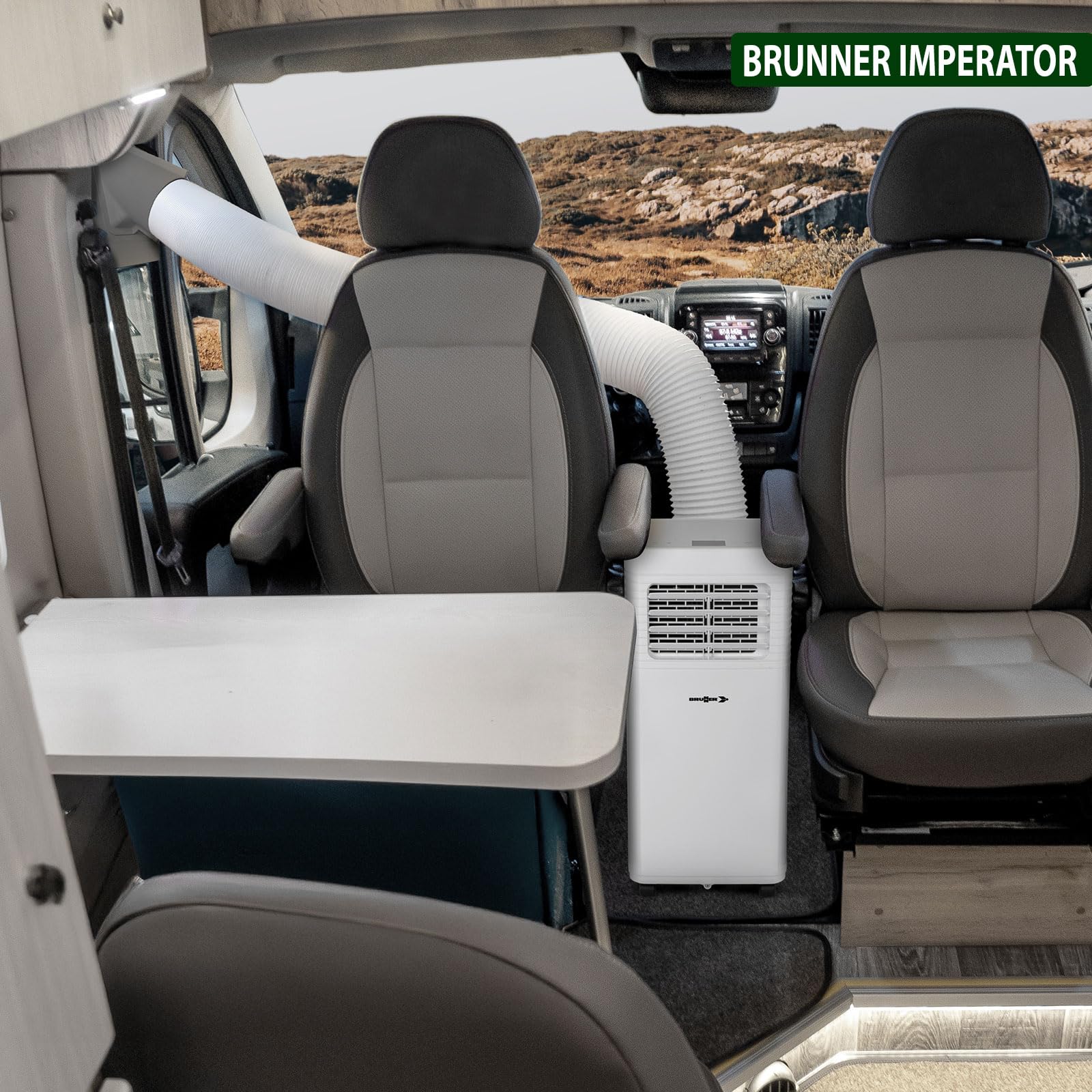 BRUNNER Imperator leistungsstarkes tragbares Klimasystem Reisemobile Vans passend für Ducato, Peugeot Boxer, Citroen Jumper AB Baujahr 2006