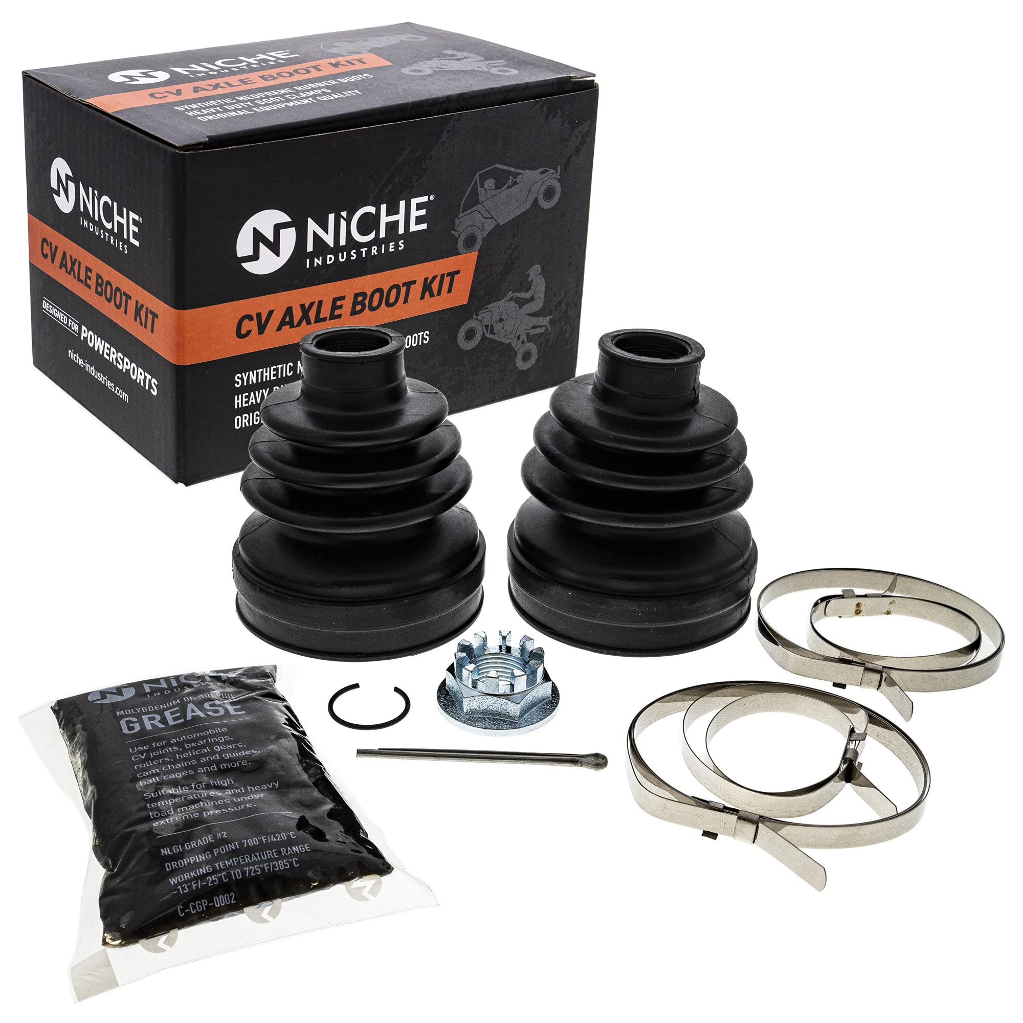Amazon.com: NICHE Rear Left CV Axle Boot Kit for Honda 42330-HP6