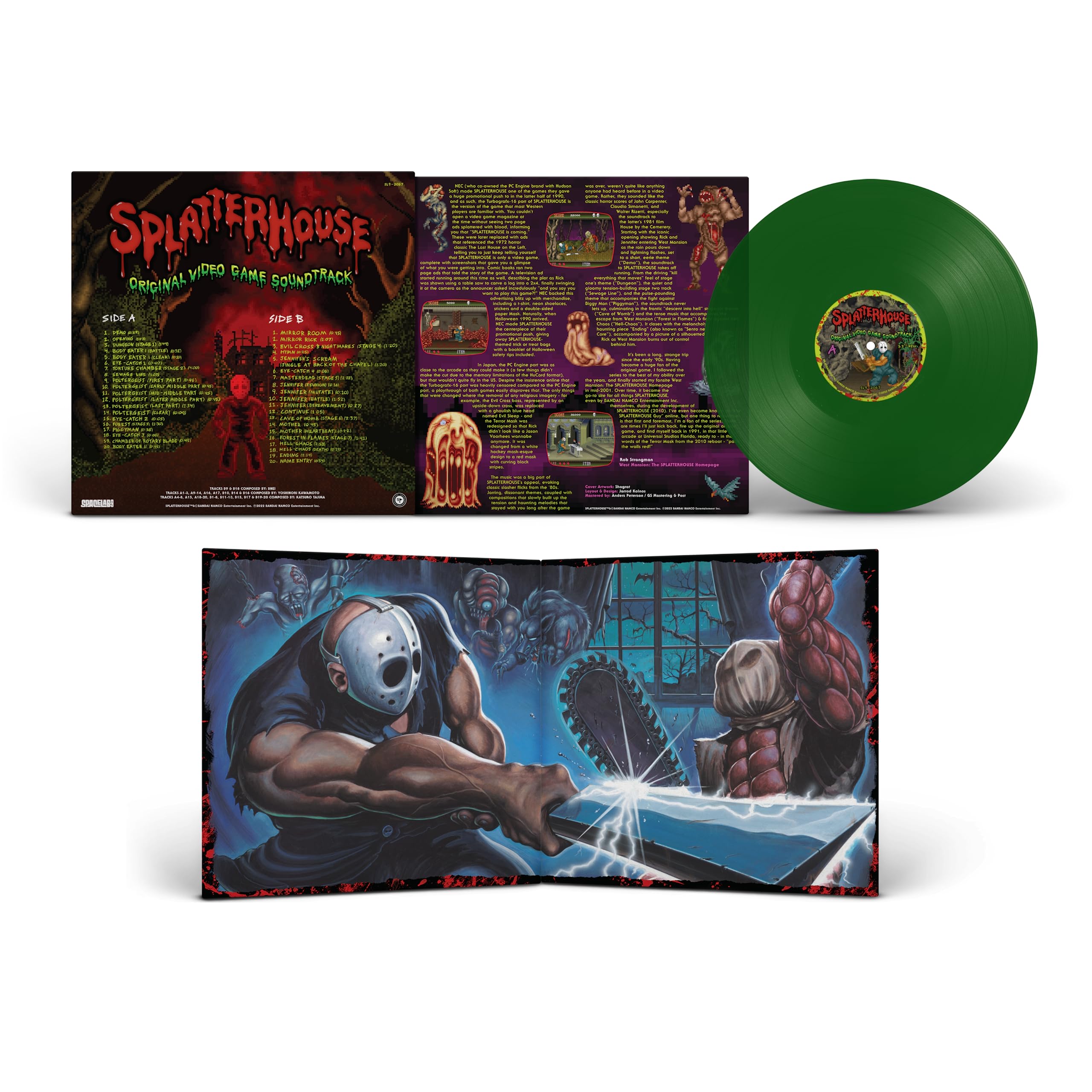 Splatterhouse: Original Video Game Soundtrack Vinyl 1LP Green