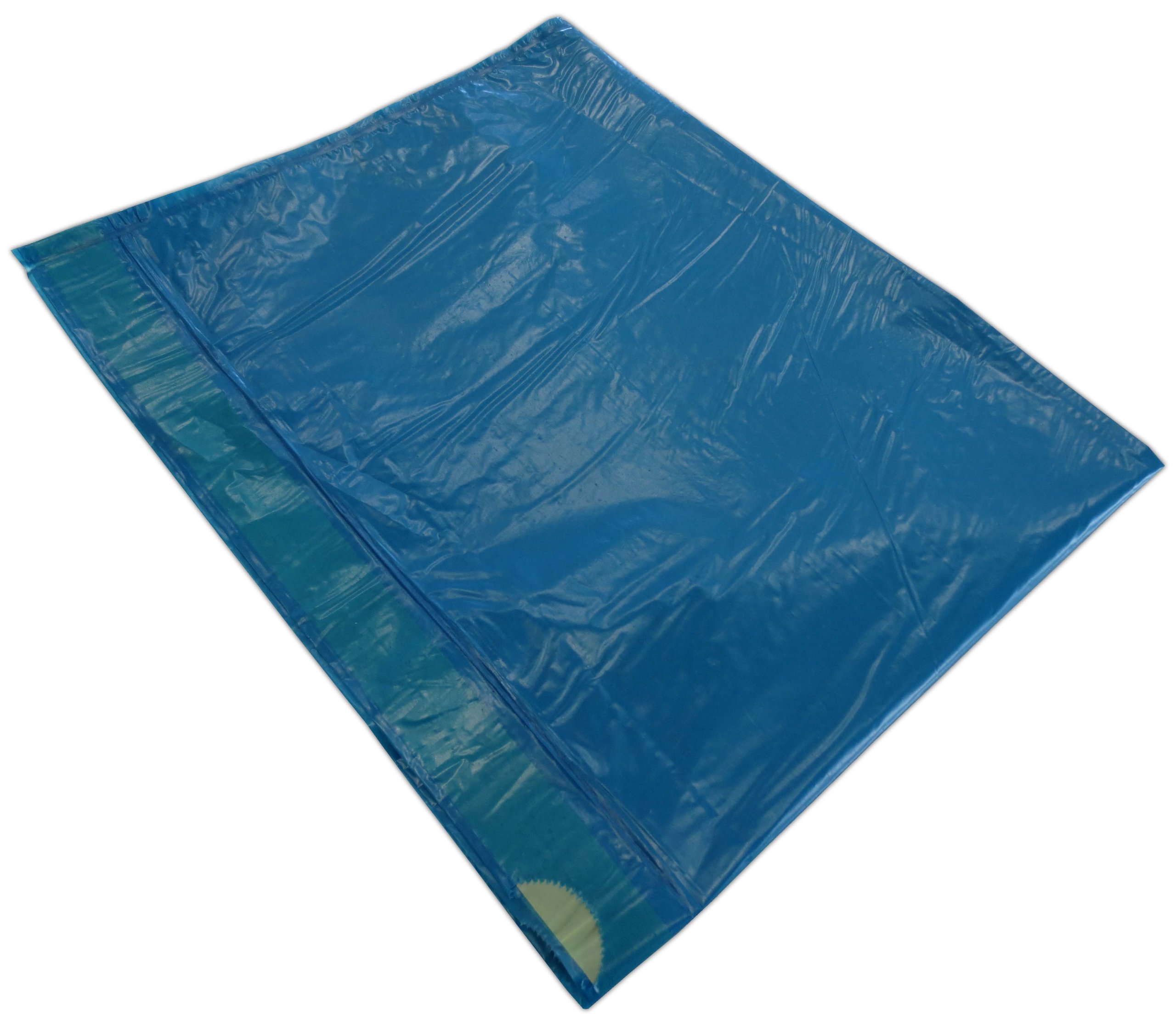 250 Müllsäcke 10 Rollen 120 Liter 70x110cm Blau Typ 50 ca. 50µ stark mit Zugband Abfallsäcke Müllbeutel Laubsäcke