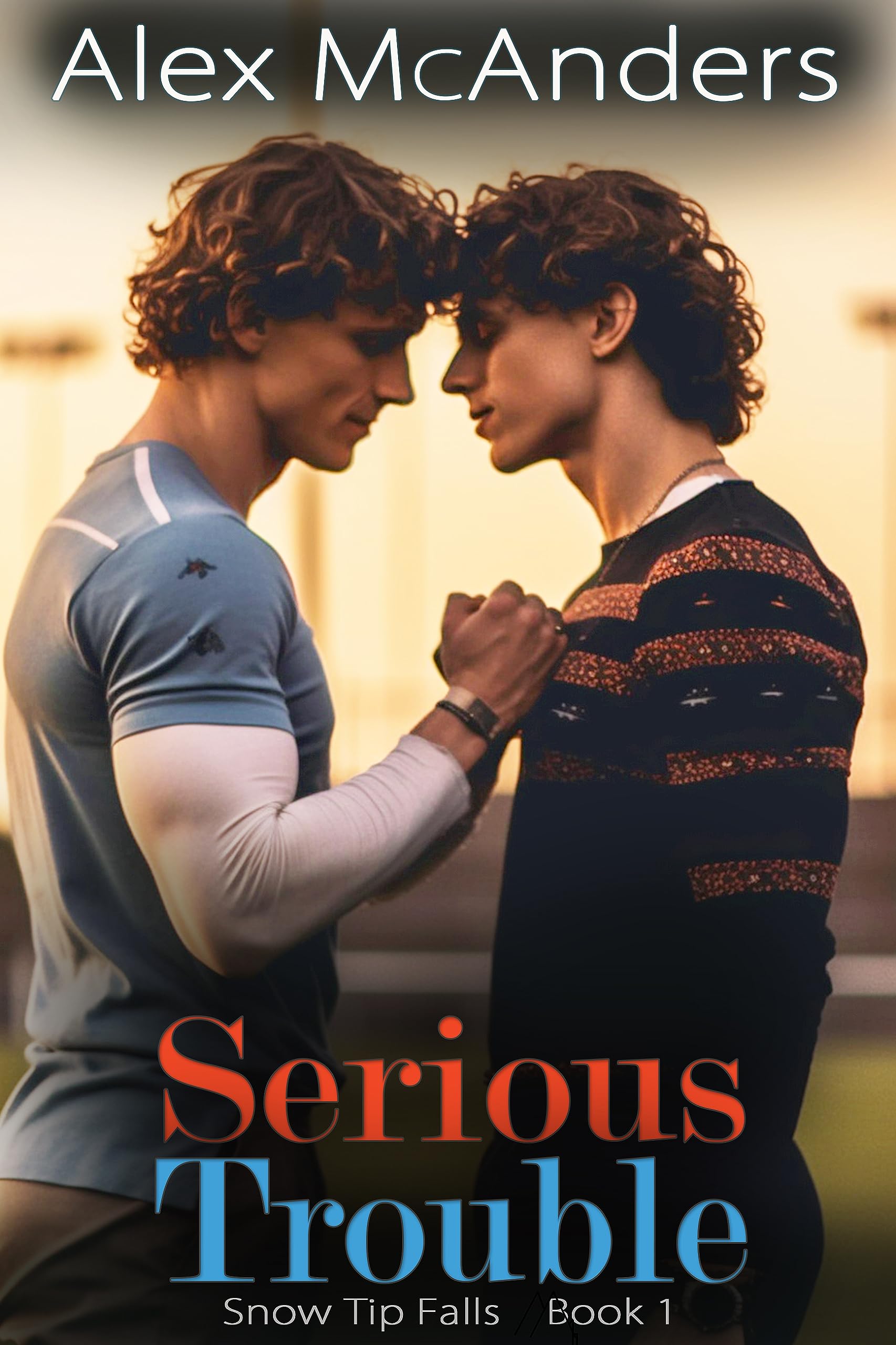 Serious Trouble: Nerd/Jock MM Sports Romance (Snow Tip Falls Book 1)