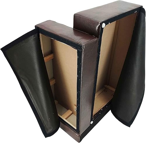 Miniatura 4 de Sofá cama para perros de cuero sintético marrón reclinable L sillón asiento 30x20x13 área de asiento es de 27 x 16 pulgadas, ideal para perros más