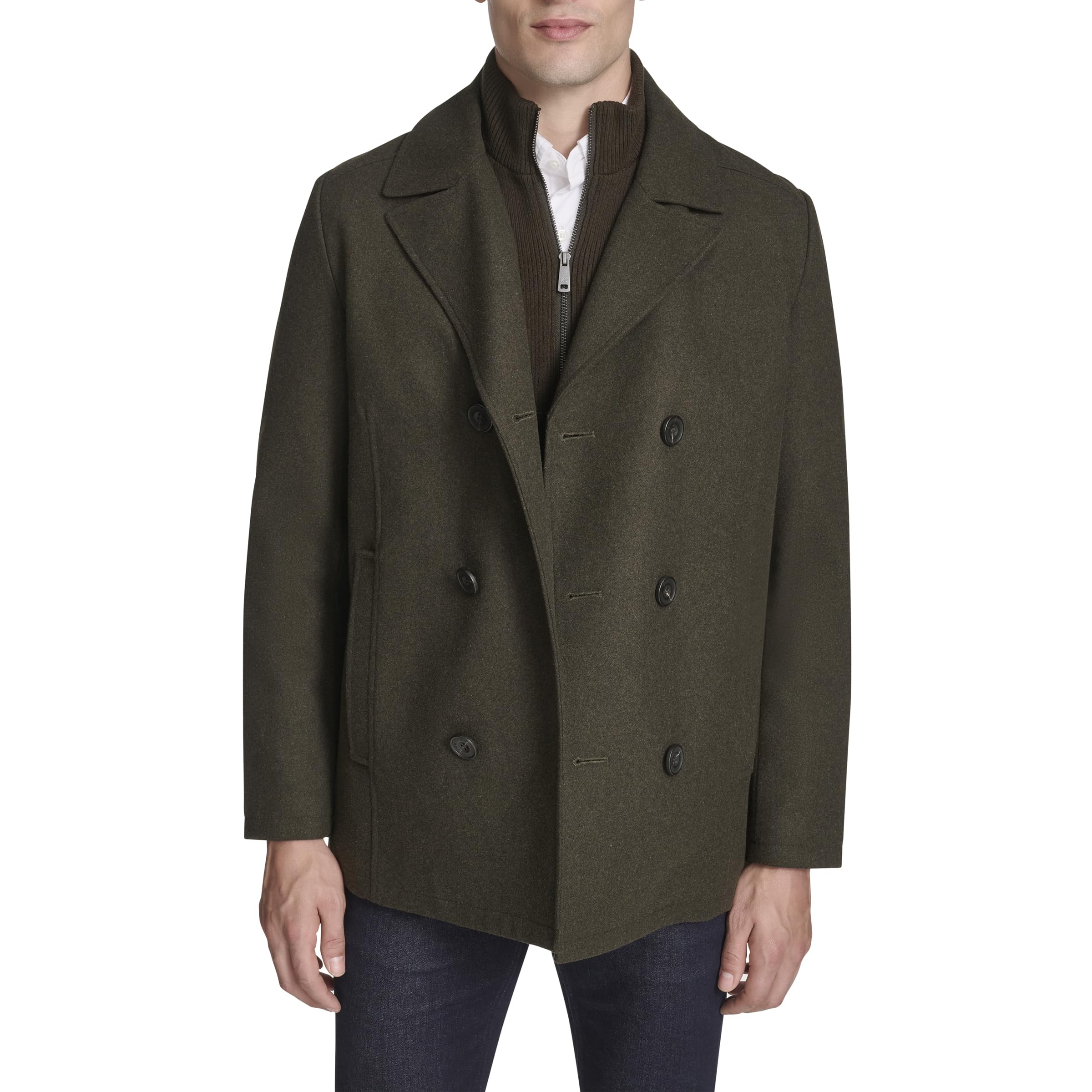 Kenneth Cole Men's Wool Top Coat