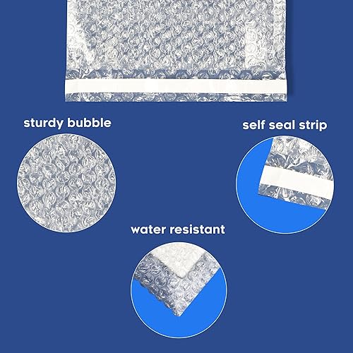 Miniatura 7 de 509x 12burbuja transparente autoadhesivos Out Bolsa bolsas de la boxery