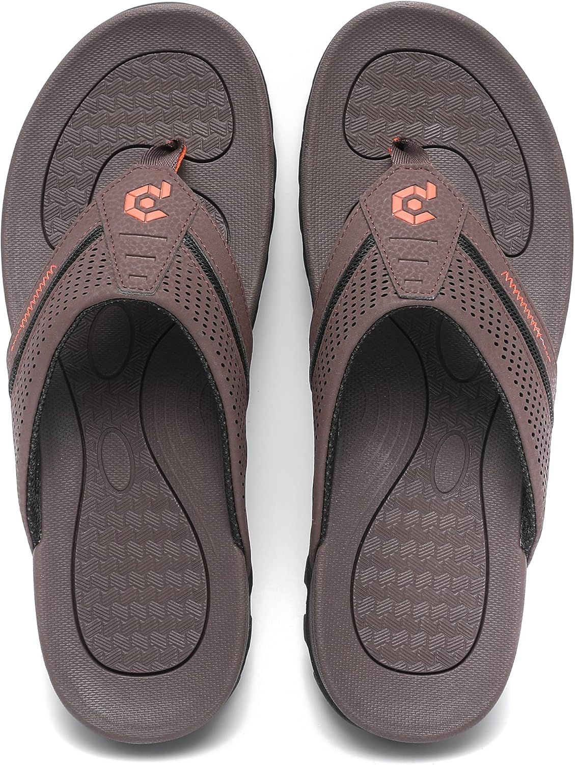 Men's Flip-Flops, Thongs Sandals Durable Comfort Slippers for Beach - Image 4