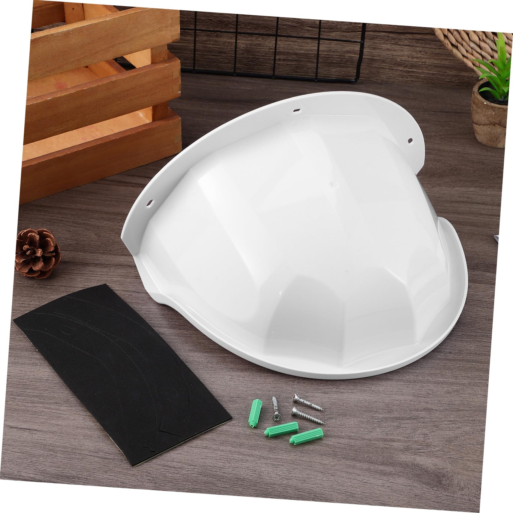 Boîtier Extérieur pour Caméra de Sécurité Blanc Abs, Protection Pluie