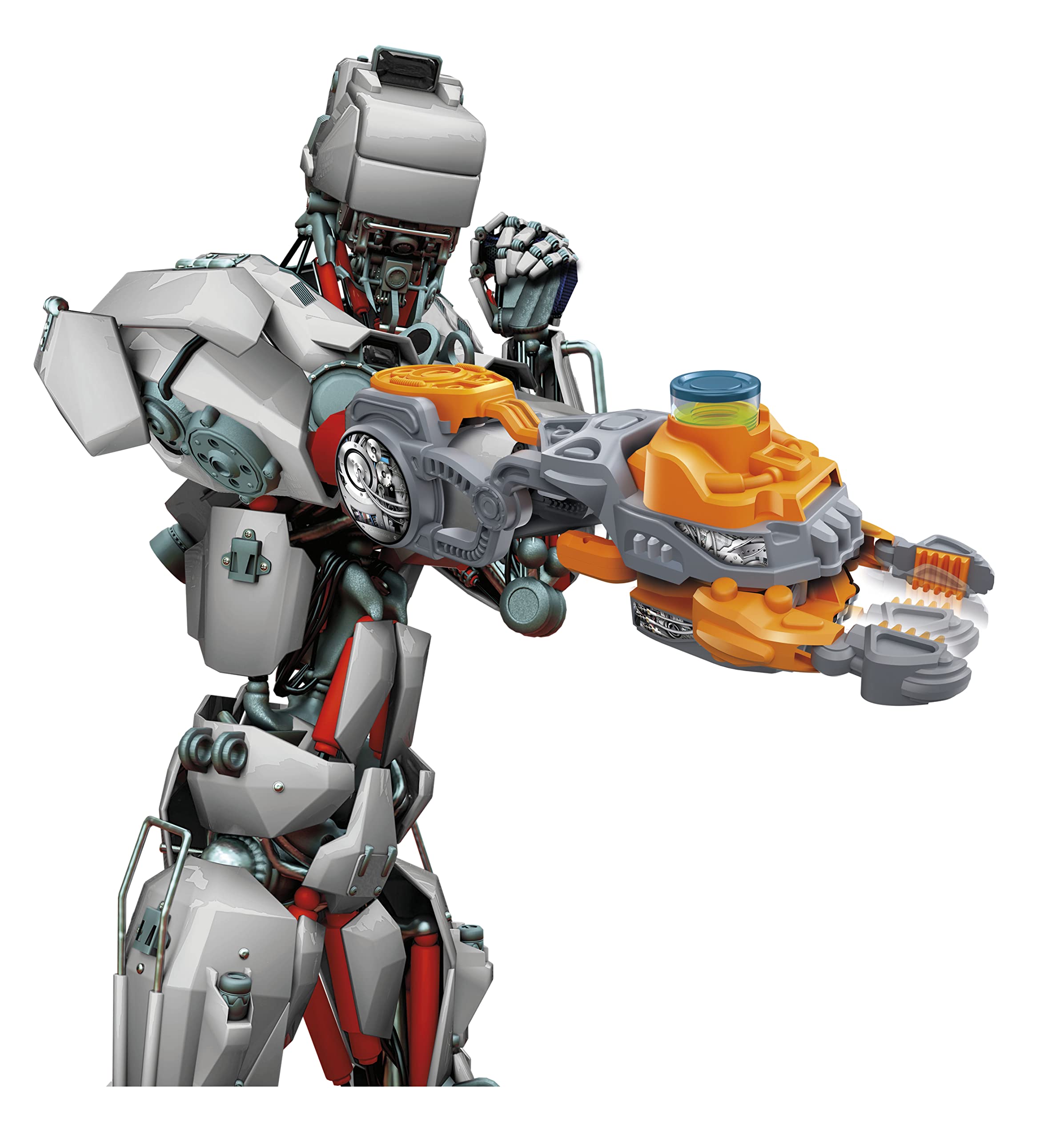 Clementoni- Scienza Robotics Robotico Robot Bambini, Braccio Meccanico, Gioco Scientifico 8 Anni (Versione in Italiano) -Made in Italy, Multicolore, 19291