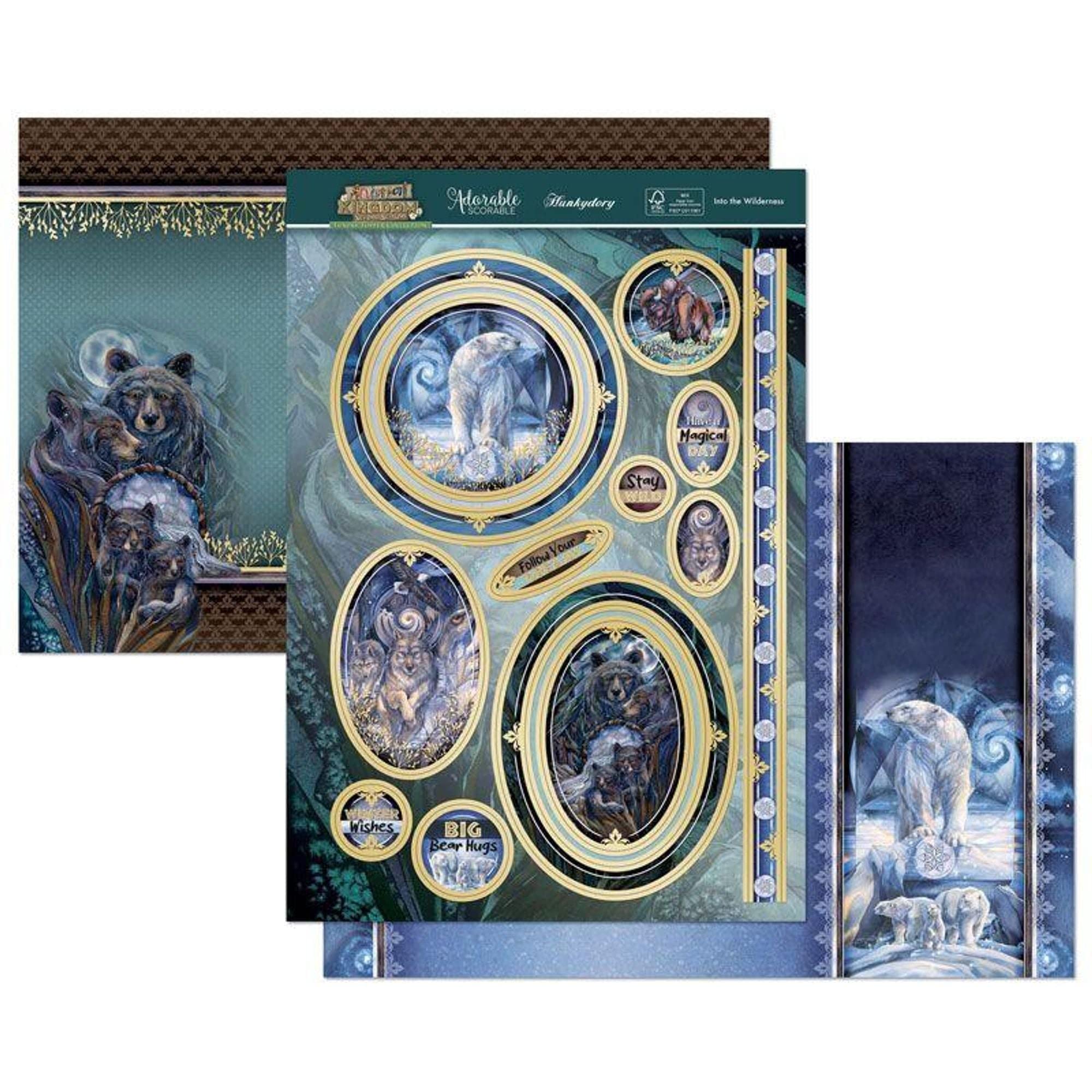 HunkydoryCrafts Animal Kingdom Second Season Luxury Topper Set- Into The Wilderness ANIMAL903