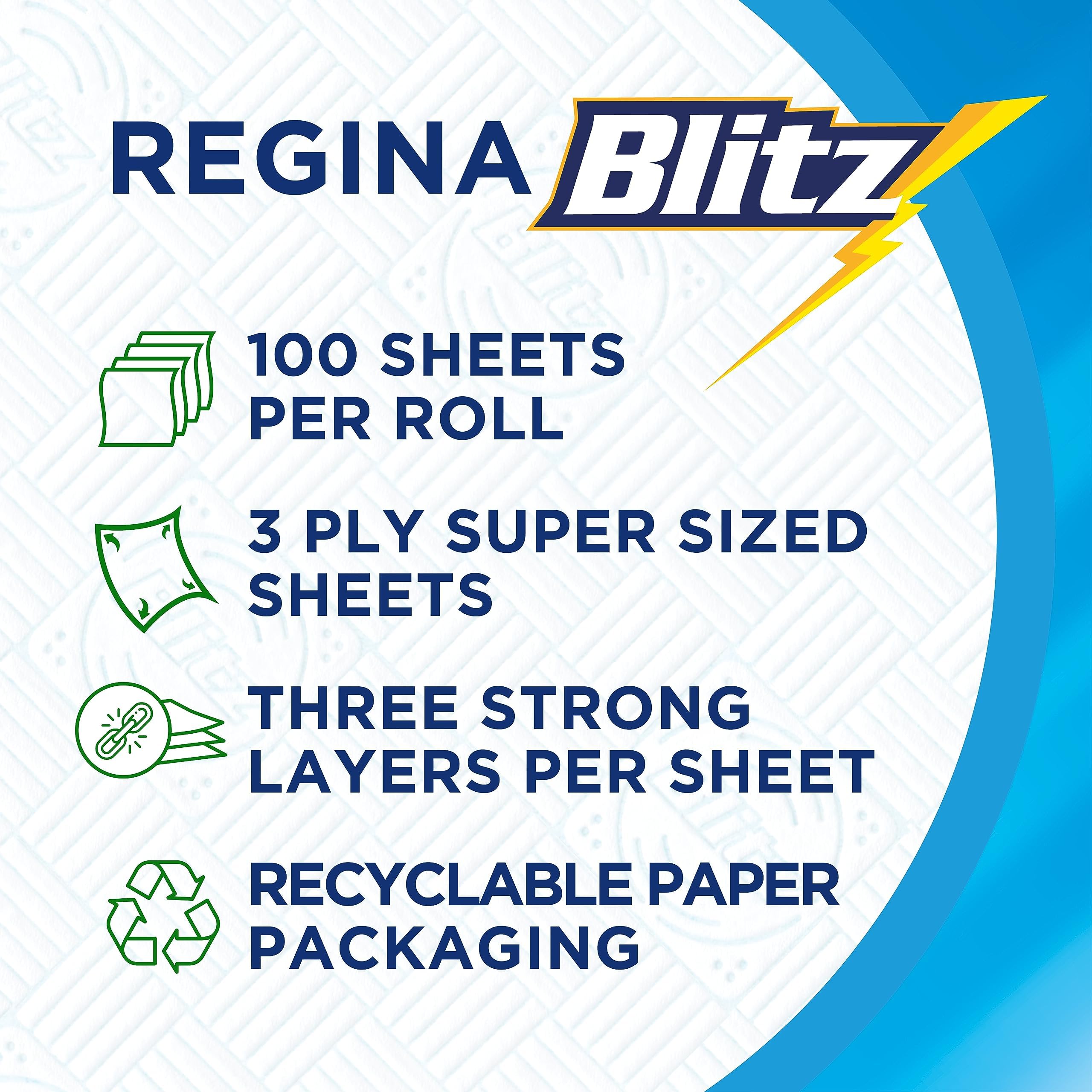 Regina Blitz 3Ply Xl Sheets (Pack of 6, Total 600 Sheets)