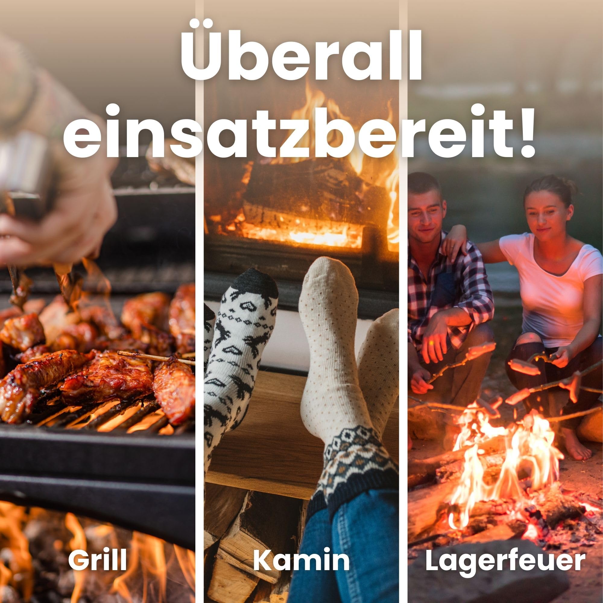 LERAVA® Anzündwolle (14kg ca. 1150 Stück) Natur Kaminanzünder & Grillanzünder - Ofenanzünder aus Holzwolle - Perfekter Anzünder für Kamin, Grill & Ofen - Umweltfreundliche Feueranzünder, Holzanzünder