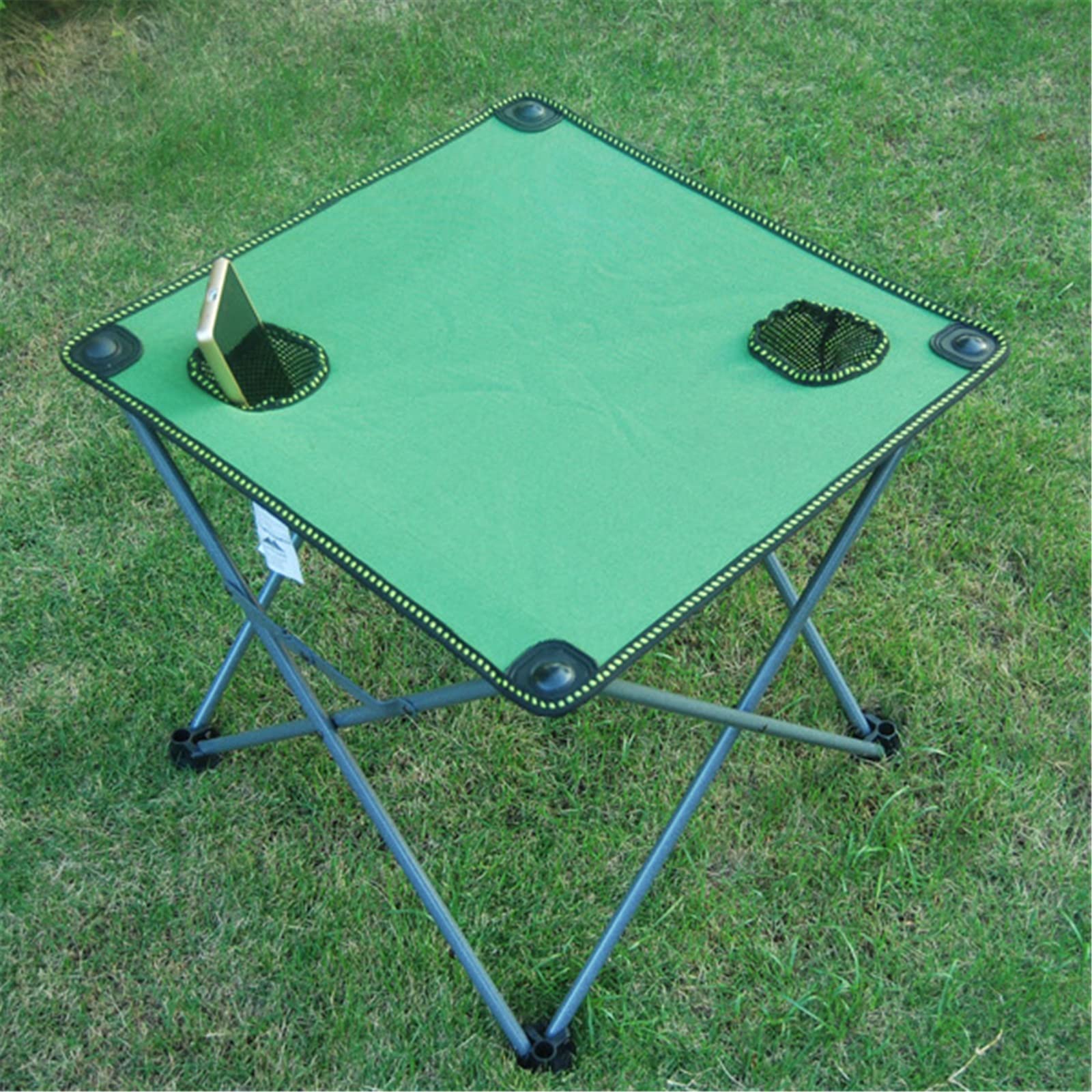 Table Pliante Table de Pique-Nique Portable Tables de Plage légères avec Porte-gobelet Tables de Camping Pliables pour l'extérieur Barbecue et pêche Table de Camping Pliante Portable