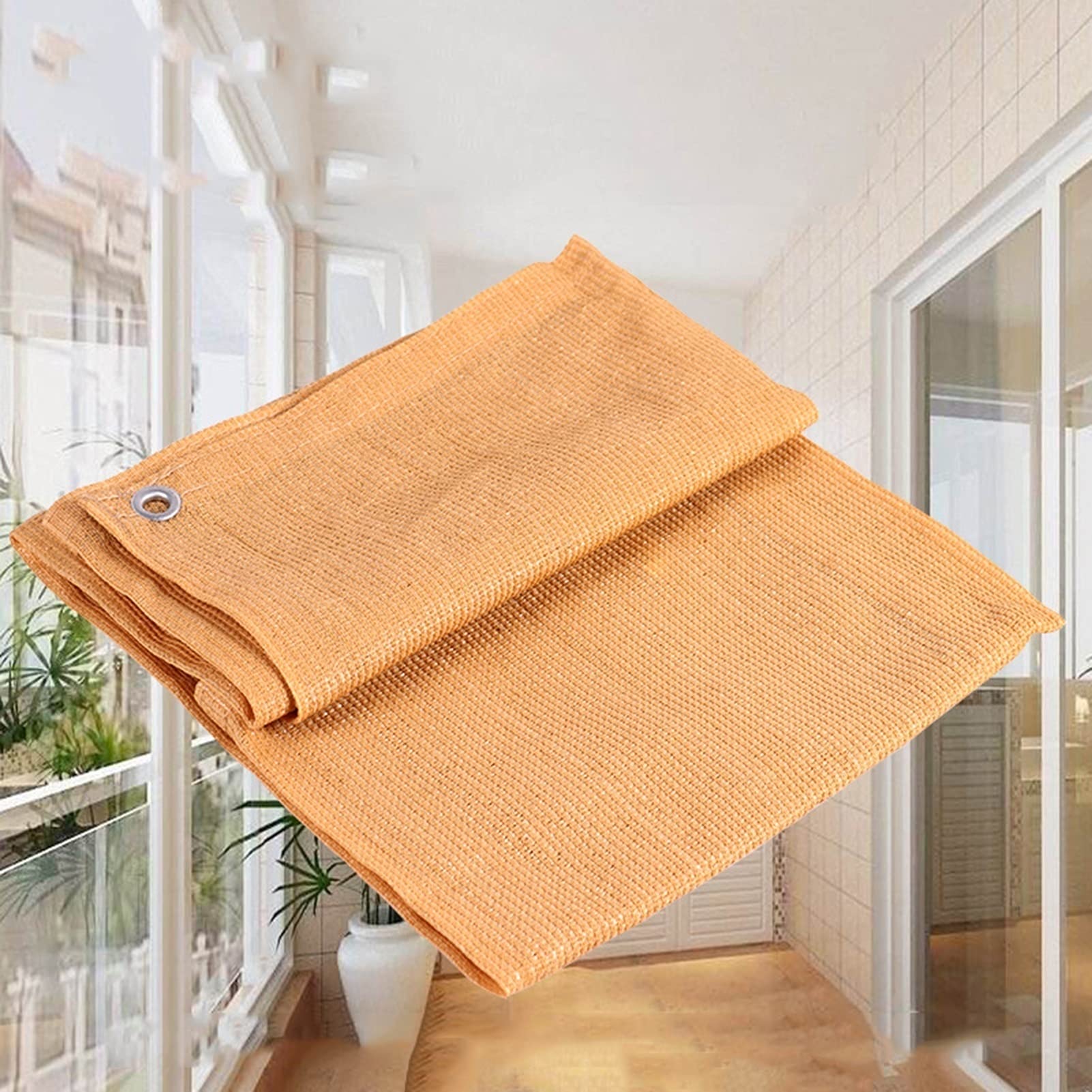 Sonnenschutznetz 2x2 M – HDPE-Schattentuch Mit Ösen, UV-Schutz 90% Für Garten, Pergola & Pflanzen