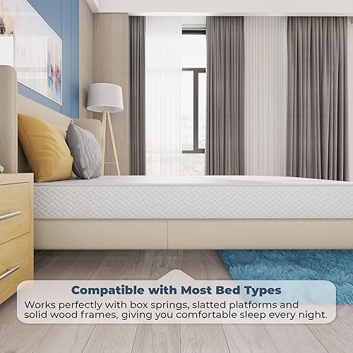 Miniatura 6 de Colchón de 6 pulgadas para dormir cómodamente Home Life de espuma ecológica, Blanco