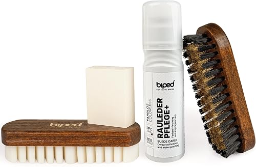 biped Kit d'entretien pour chaussures en daim - kit de ne…