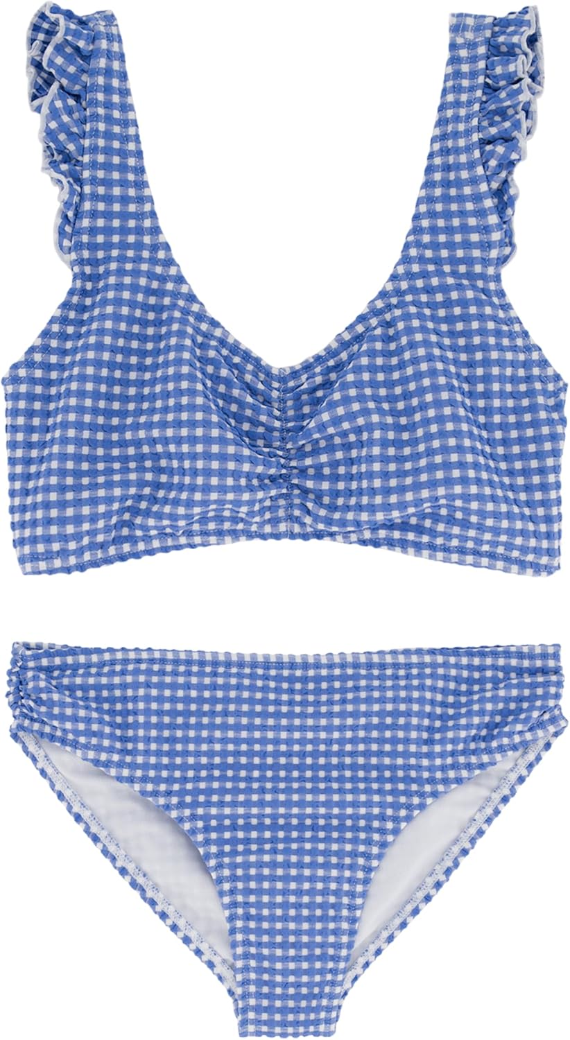 Roxy Girls' Two-Piece Bikini Swimsuit Set, UPF 50+ Sun Protection, Quick-Dry... - Picture 11 of 44