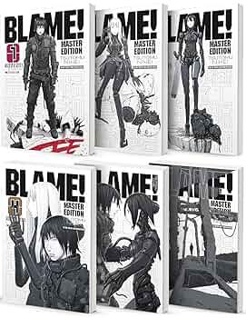 BLAME! 1巻〜６巻 BLAME! Manga Vol 1-6 Complete Master Edition 6-book Set by