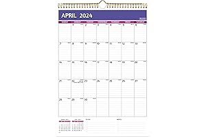 Giant 2024 Monthly Wall Calendar – APR. 2024 – SEP. 2025.