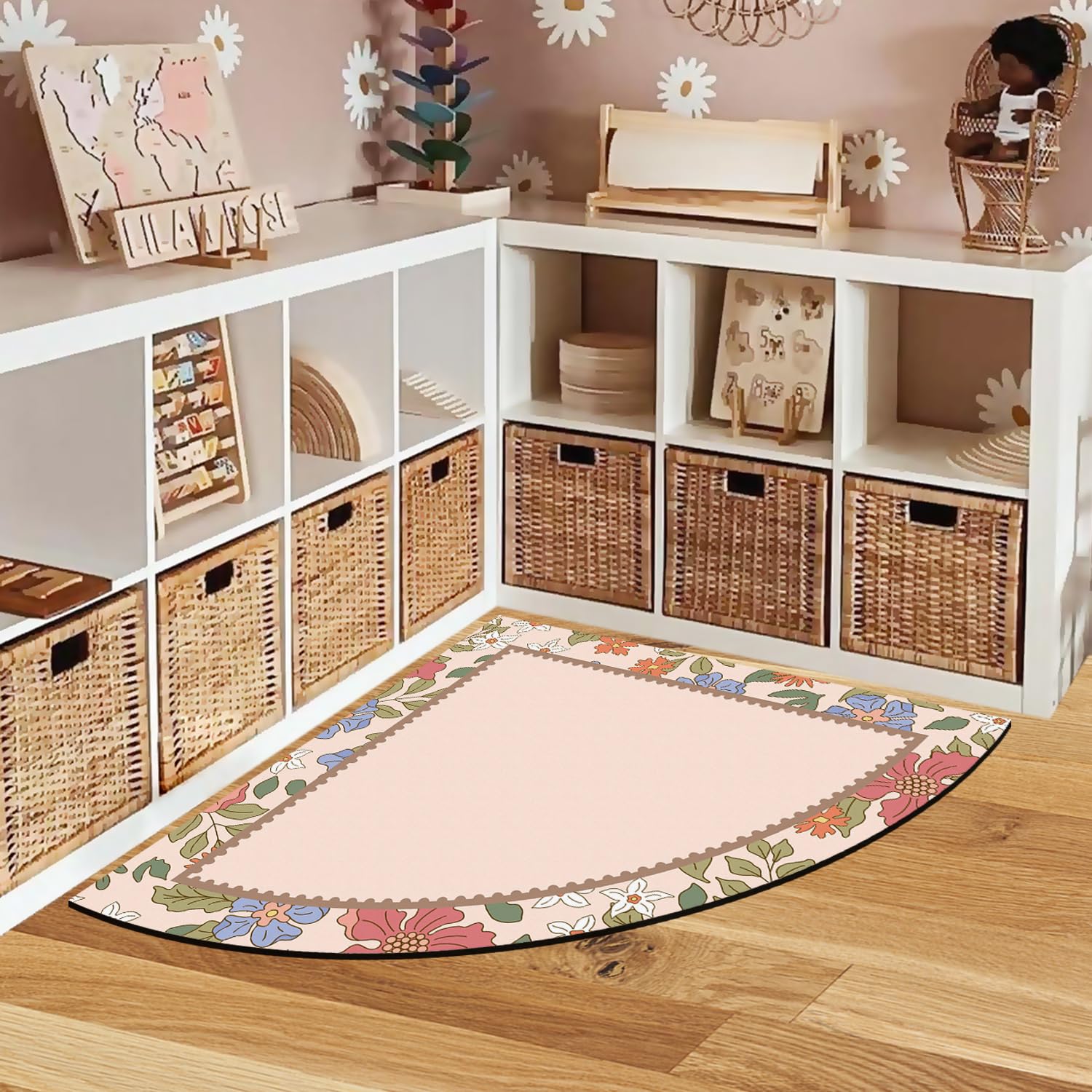 Aazon.co: SHIYUE Triangle Corner Rug Kitchen Rugs Washable Non Slip