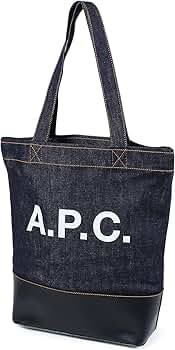 Amazon | [アーペーセー] レザー×デニム トートバッグ tote